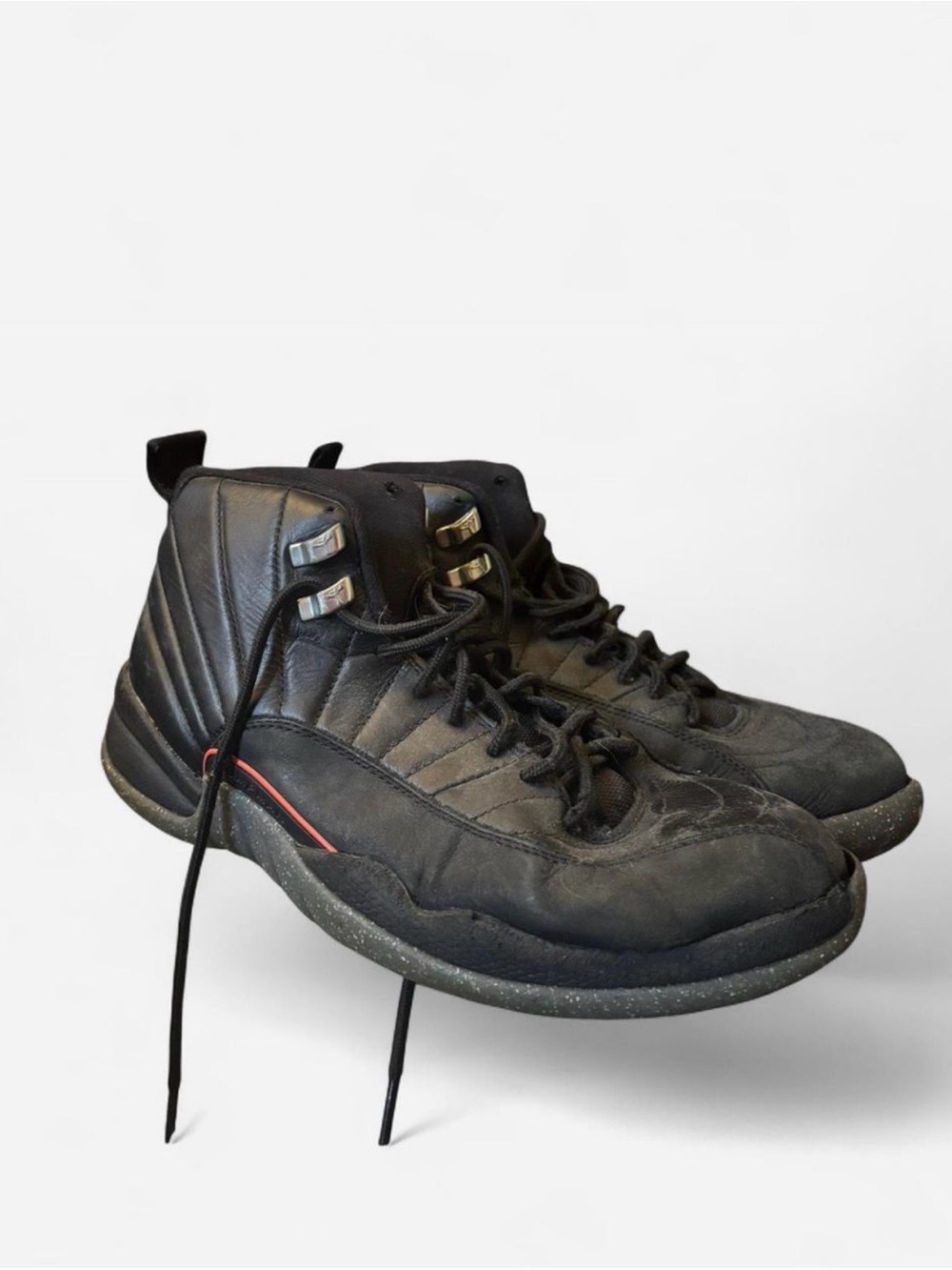 Nike Air Jordan 12 Retro Utility Grind sneakers Black with Red accents